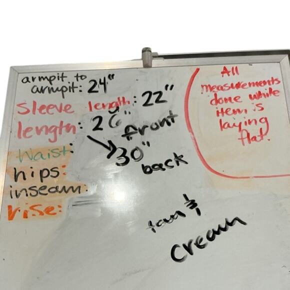 Maison Du Soir Edith Top Size Small Cream Striped Sleepwear Sleep Pajama Top - Picture 4 of 9